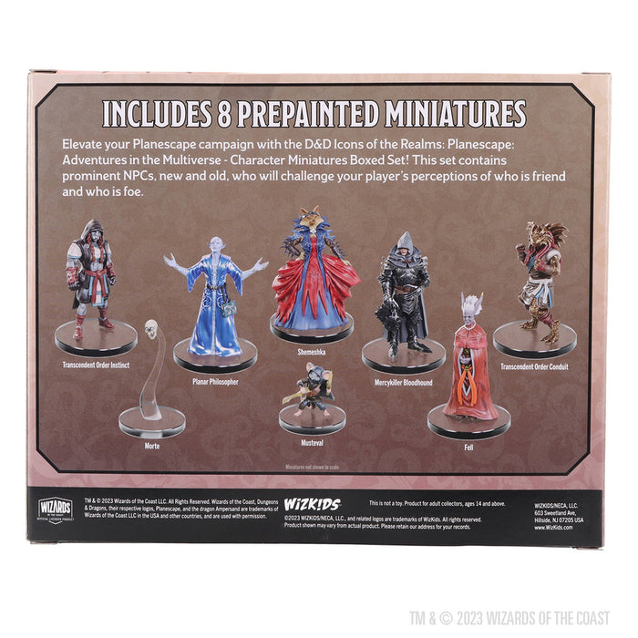 D&D Icons of the Realms: Planescape: Adventures in the Multiverse - Character Miniatures Boxed Set - Premium RPG - Just $59.99! Shop now at Retro Gaming of Denver