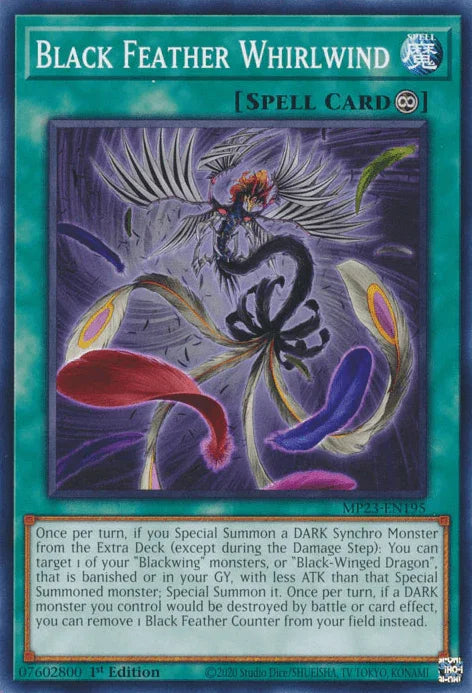 Black Feather Whirlwind [MP23-EN195] Common - for just $0.10! 