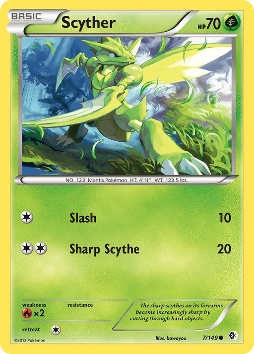Scyther (7/149) [Black & White: Boundaries Crossed] - for just $0.60! 