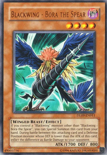 Blackwing - Bora the Spear (Bronze) [DL09-EN011] Rare - for just $5! 