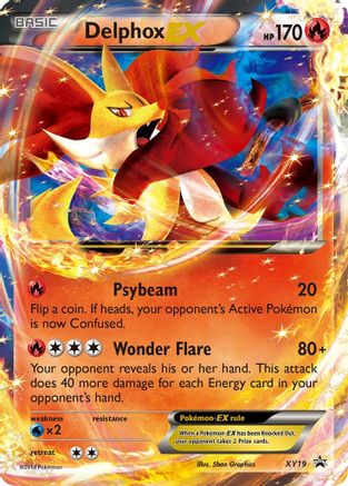 Delphox EX XY19/211 - XY Promos Holofoil - for just $1.81! 