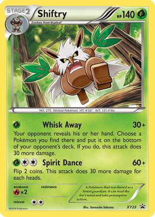 Shiftry XY23/211 - XY Promos Holofoil - for just $0.33! 