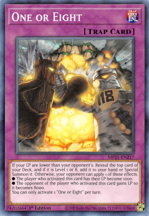 One or Eight [MP21-EN217] Common - for just $0.10! 