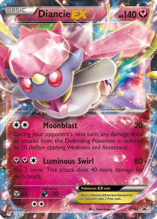 Diancie EX XY43/211 - XY Promos Holofoil - for just $2.01! 