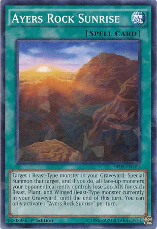 Ayers Rock Sunrise [BP03-EN183] Shatterfoil Rare - for just $0.30! 