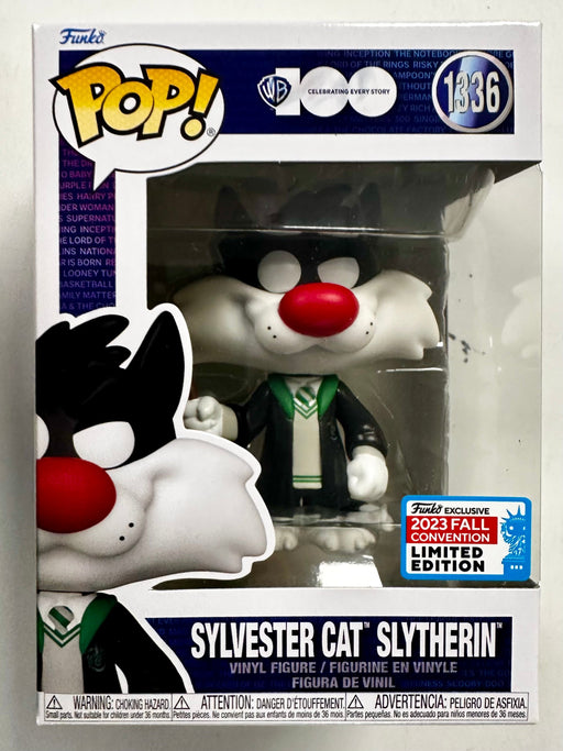 Funko Pop! Animation Slytherin Sylvester Cat #1336 Looney Tunes X Harry Potter NYCC 2023 Fall Con Exclusive - for just $13! 