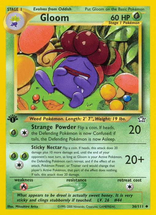 Gloom (36/111) [Neo Genesis 1st Edition] - for just $0.75! 