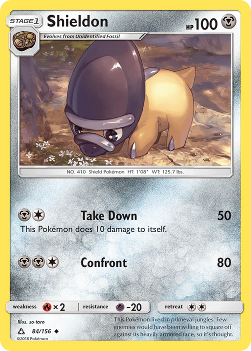 Shieldon (84/156) [Sun & Moon: Ultra Prism] - for just $0.10! 