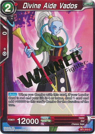 Divine Aide Vados (Winner Stamped) (BT1-010) [Tournament Promotion Cards] - for just $0.95! 