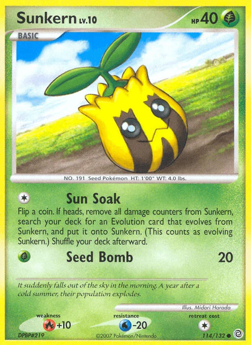 Sunkern (114/132) [Diamond & Pearl: Secret Wonders] - for just $0.10! 