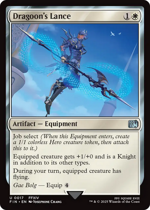 Dragoon's Lance (FIN-017) - FINAL FANTASY Foil - for just $0.08! 
