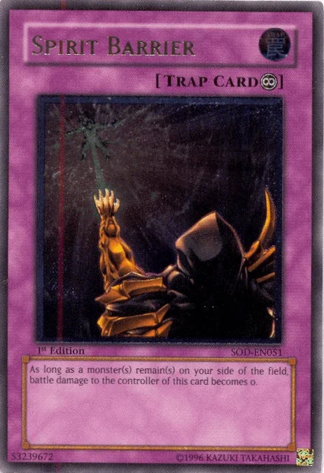 Spirit Barrier [SOD-EN051] Ultimate Rare - for just $2.80! 