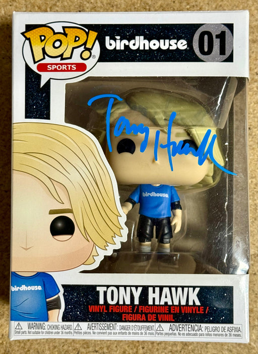 Tony Hawk Professional Skateboarder Signed Birdhouse Funko Pop! #01 With PSA COA - for just $300! 