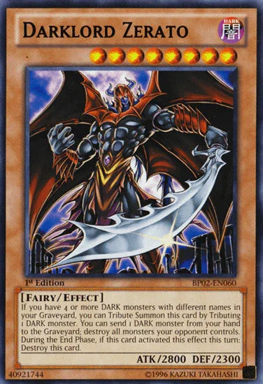 Darklord Zerato [BP02-EN060] Mosaic Rare - for just $0.15! 