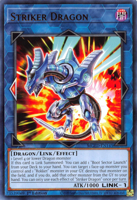 Striker Dragon [MGED-EN145] Rare - for just $0.15! 