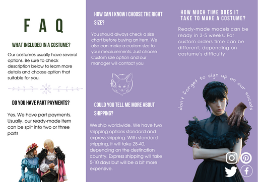 Wednesday Gothic Ballgown Dress Pattern Set  - Digilal Product - for just $14.99! 