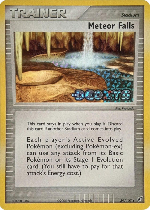 Meteor Falls (89/107) (Stamped) [EX: Deoxys] - for just $1.75! 