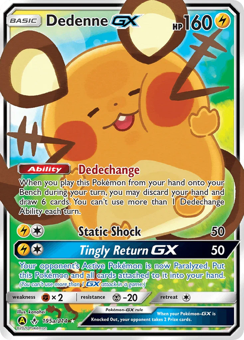 Dedenne GX (195a/214) [Alternate Art Promos] - for just $10! 
