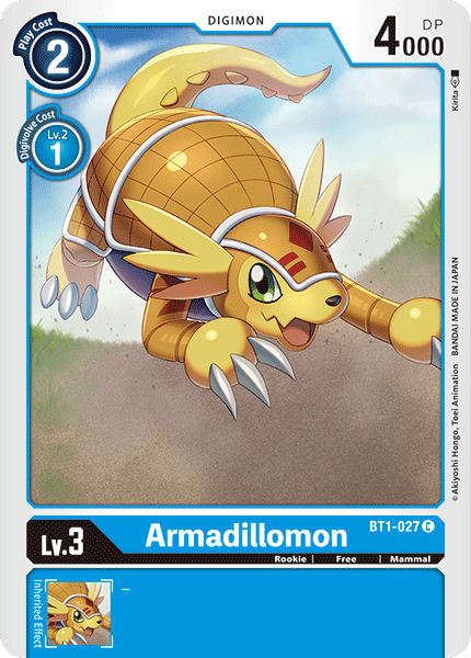 Armadillomon [BT1-027] [Release Special Booster Ver.1.0] - Just $0.09! Shop now at Retro Gaming of Denver