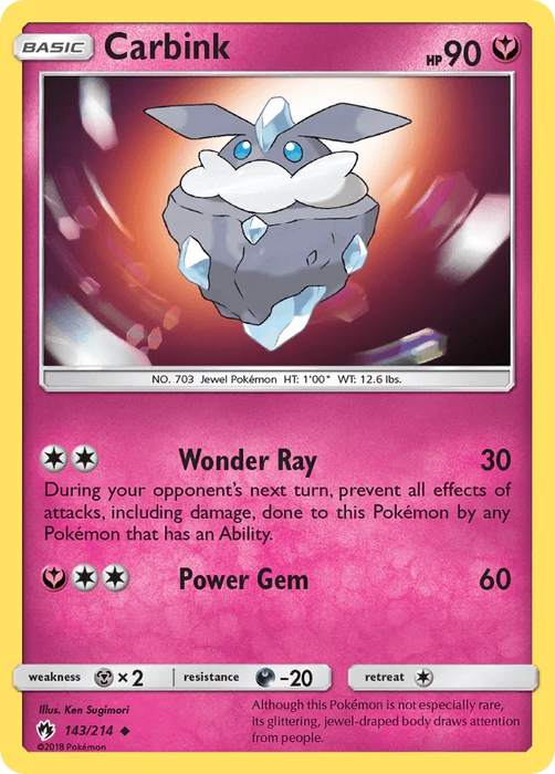 Carbink (143/214) [Sun & Moon: Lost Thunder] - for just $0.15! 