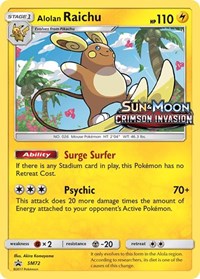 Alolan Raichu (SM72) (Prerelease Promo) [Sun & Moon: Black Star Promos] - Just $5.90! Shop now at Retro Gaming of Denver