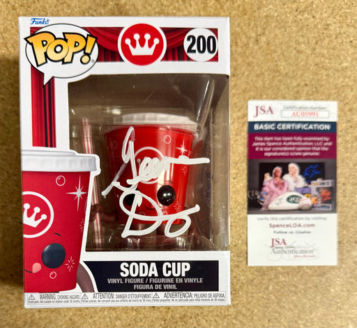 Geena Davis Signed Funko Pop! Movie Theaters Soda Cup #200 With JSA COA - for just $150! 