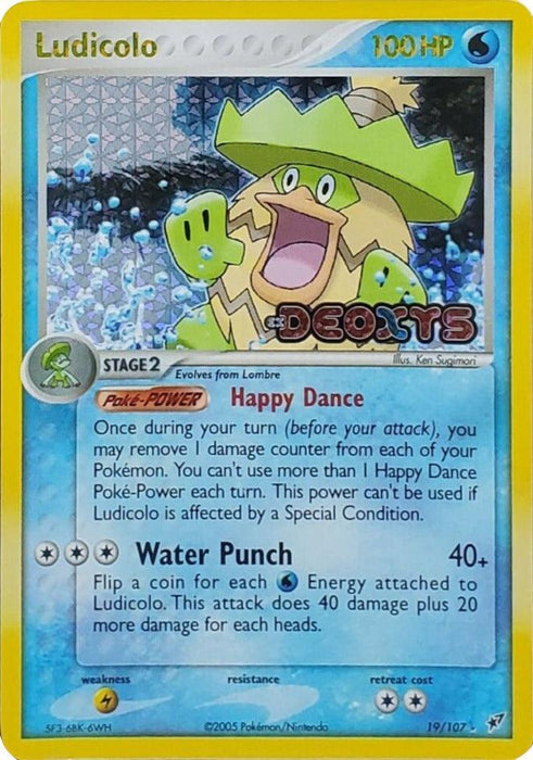 Ludicolo (19/107) (Stamped) [EX: Deoxys] - for just $9.60! 