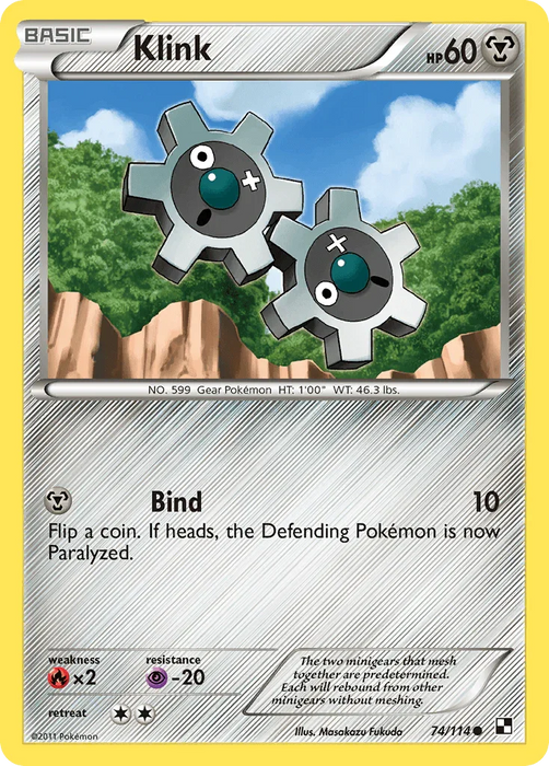 Klink (74/114) [Black & White: Base Set] - for just $0.10! 