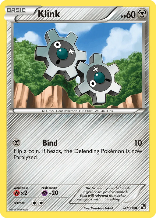 Klink (74/114) [Black & White: Base Set] - for just $0.15! 