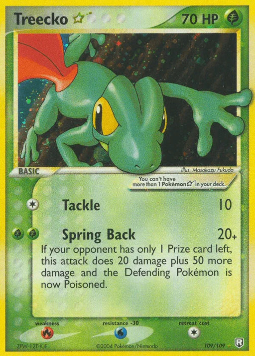Treecko Star (109/109) [EX: Team Rocket Returns] - for just $960! 