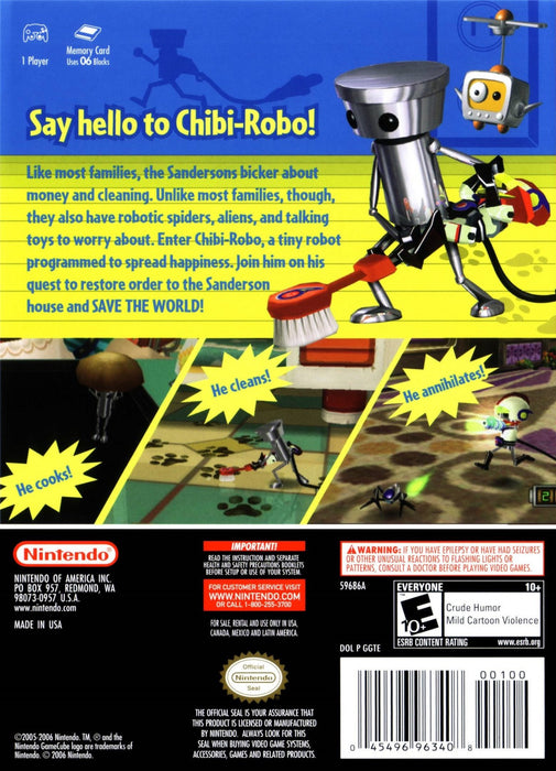Chibi-Robo – GameCube (GC) - for just $0! 
