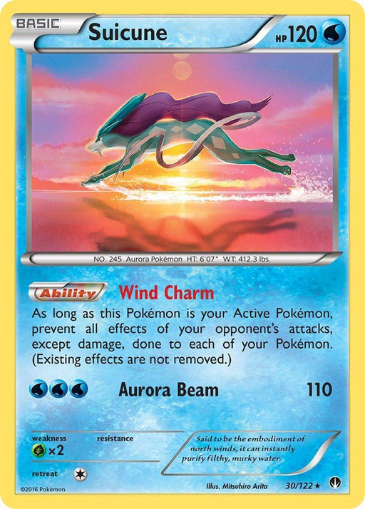 Suicune (30/122) (Cosmos Holo) (Blister Exclusive) [XY: BREAKpoint] - for just $5.30! 