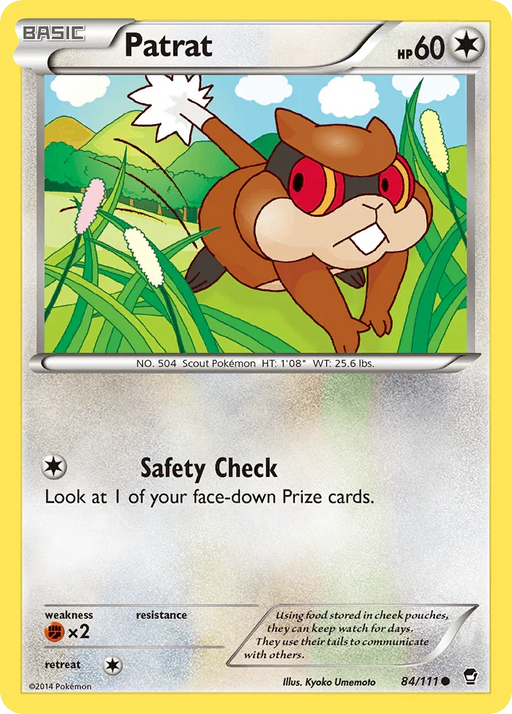 Patrat (84/111) [XY: Furious Fists] - for just $0.10! 