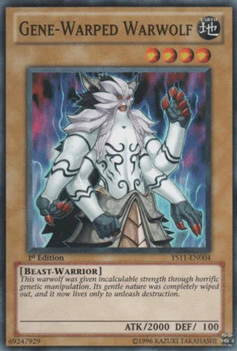 Gene-Warped Warwolf [YS11-EN004] Common - for just $0.15! 
