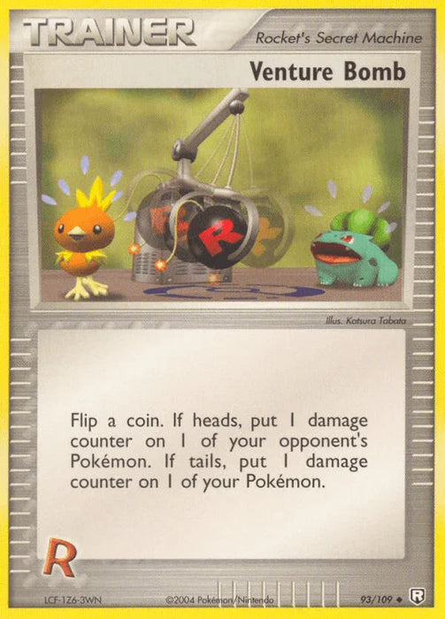 Venture Bomb (93/109) [EX: Team Rocket Returns] - for just $1.50! 