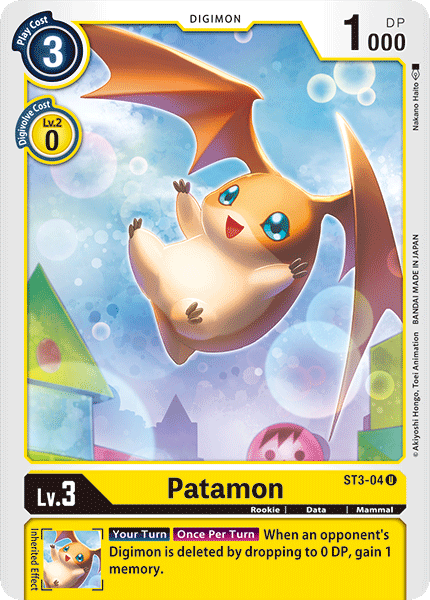 Patamon [ST3-04] [Starter Deck: Heaven's Yellow] - Just $0.09! Shop now at Retro Gaming of Denver