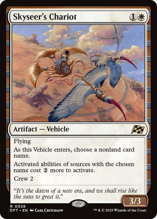 Skyseer's Chariot (DFT-028) - Aetherdrift - for just $0.03! 