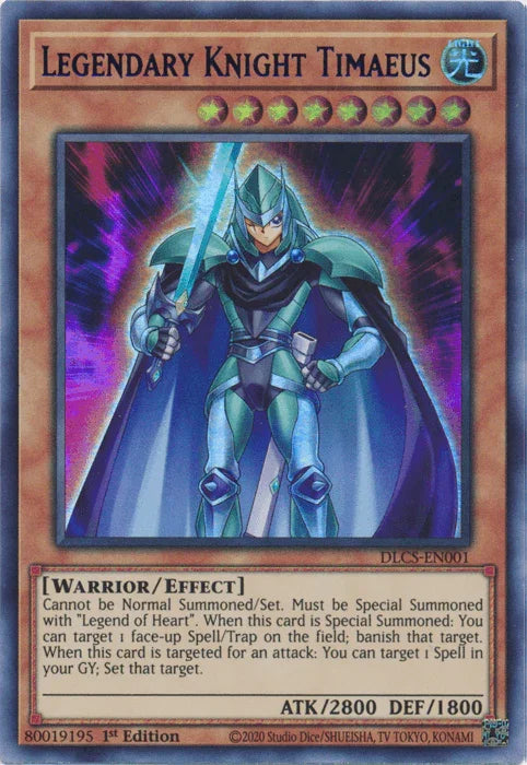 Legendary Knight Timaeus (Purple) [DLCS-EN001] Ultra Rare - for just $0.20! 