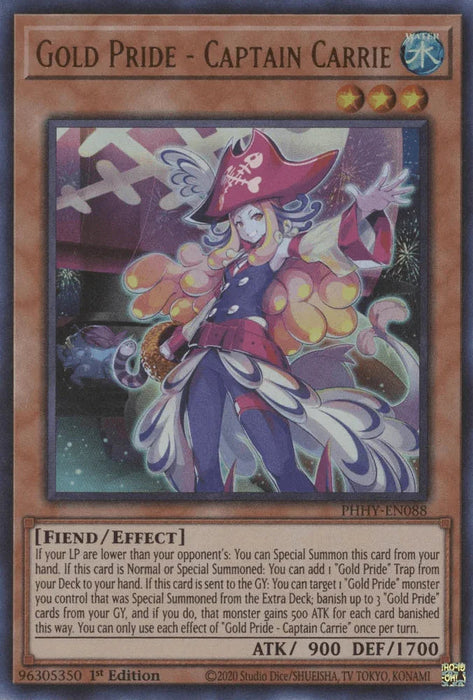 Gold Pride - Captain Carrie [PHHY-EN088] Ultra Rare - for just $0.60! 