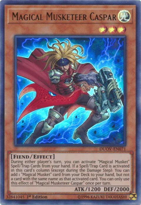 Magical Musketeer Caspar [DUOV-EN071] Ultra Rare - for just $0.15! 