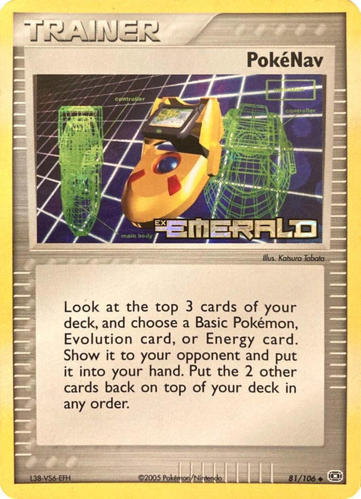 PokeNav (81/106) (Stamped) [EX: Emerald] - for just $1.90! 