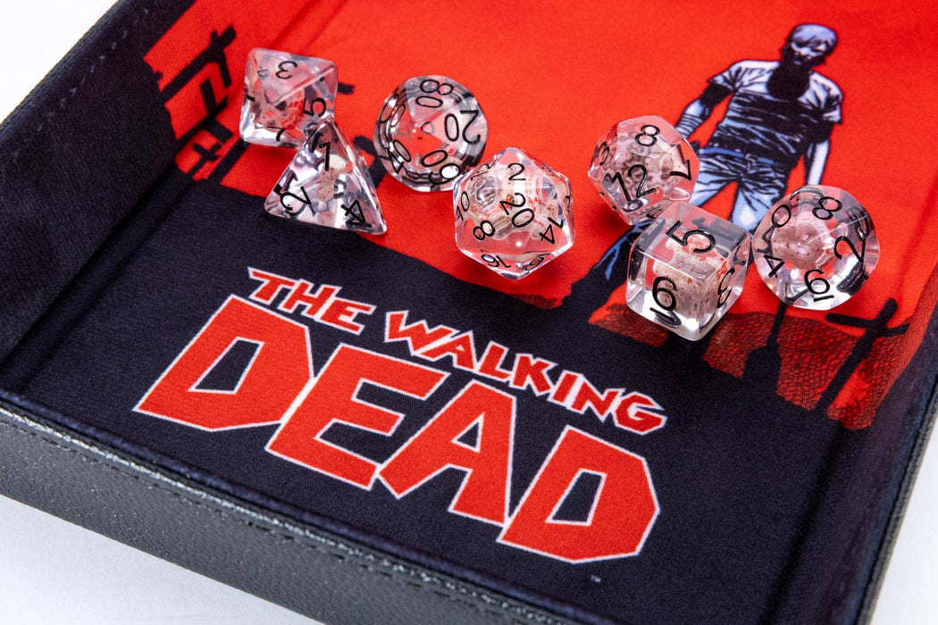 The Walking Dead Dismembered Zombie Resin Poly Dice Set - for just $24.99! 