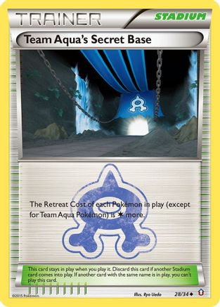 Team Aqua's Secret Base 028/34 - Double Crisis - for just $0.30! 