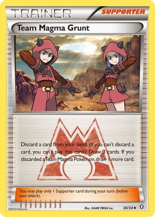 Team Magma Grunt 030/34 - Double Crisis - for just $0.39! 