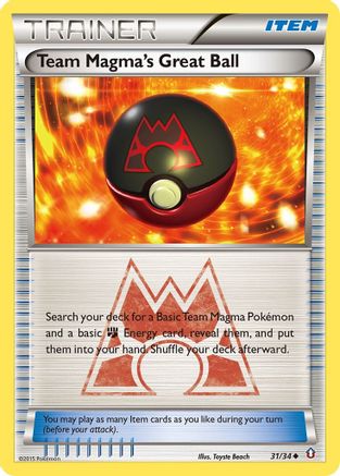 Team Magma's Great Ball 031/34 - Double Crisis - for just $7! 