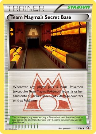 Team Magma's Secret Base 032/34 - Double Crisis - for just $1.02! 