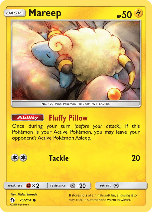 Mareep (75/214) [Sun & Moon: Lost Thunder] - for just $0.50! 