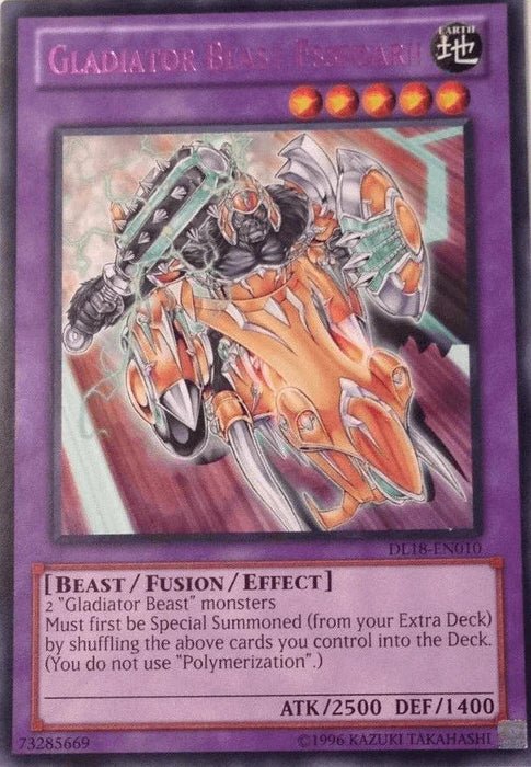 Gladiator Beast Essedarii (Purple) [DL18-EN010] Rare - for just $1.20! 