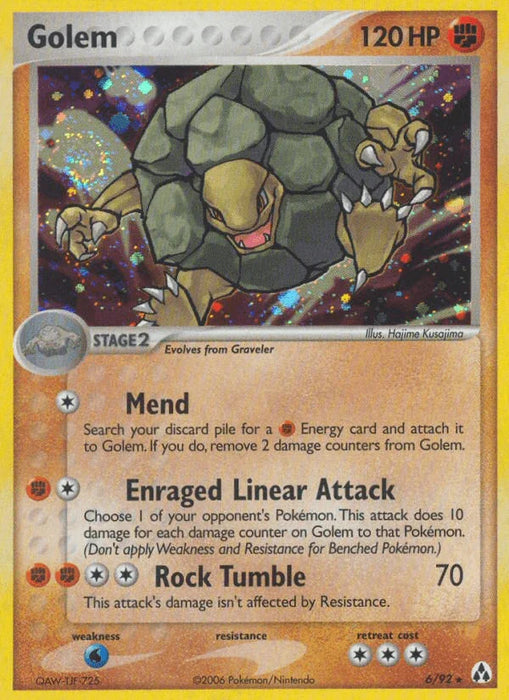 Golem (6/92) [EX: Legend Maker] - for just $4.30! 