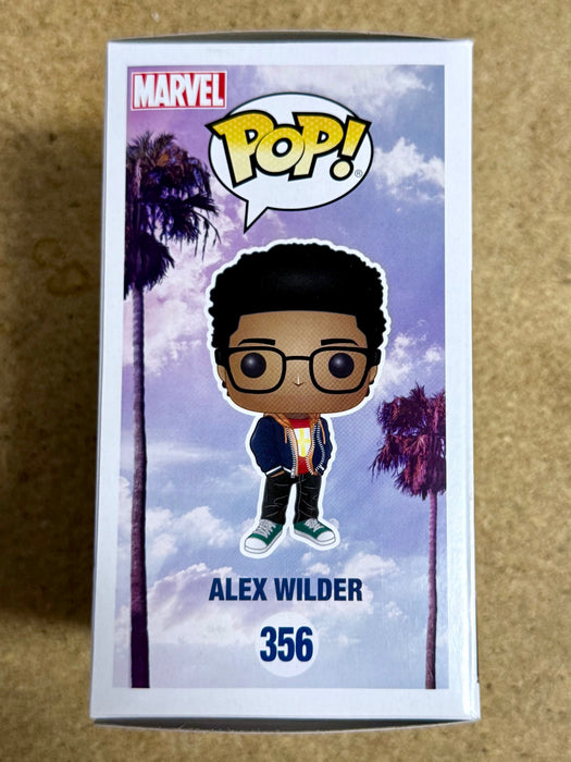 Rhenzy Feliz Signed Marvel Runaways Alex Wilder Funko Pop! #356 With JSA COA - for just $75! 